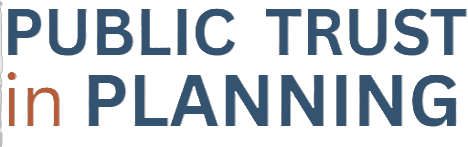 Public Trust in Planning
